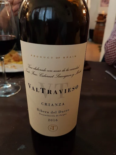 Botella de Vino Valtravieso